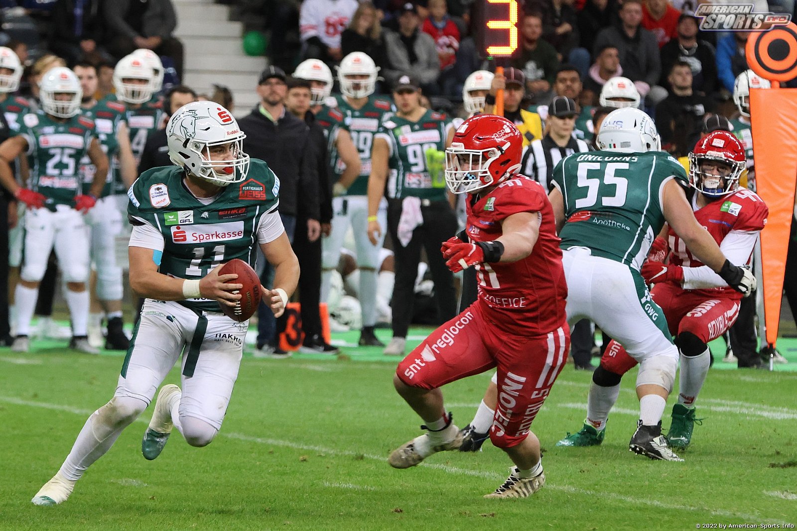 Germanbowl XLIII Schwäbisch Hall Unicorns vs Potsdam Royals 44:27 08.10.2022