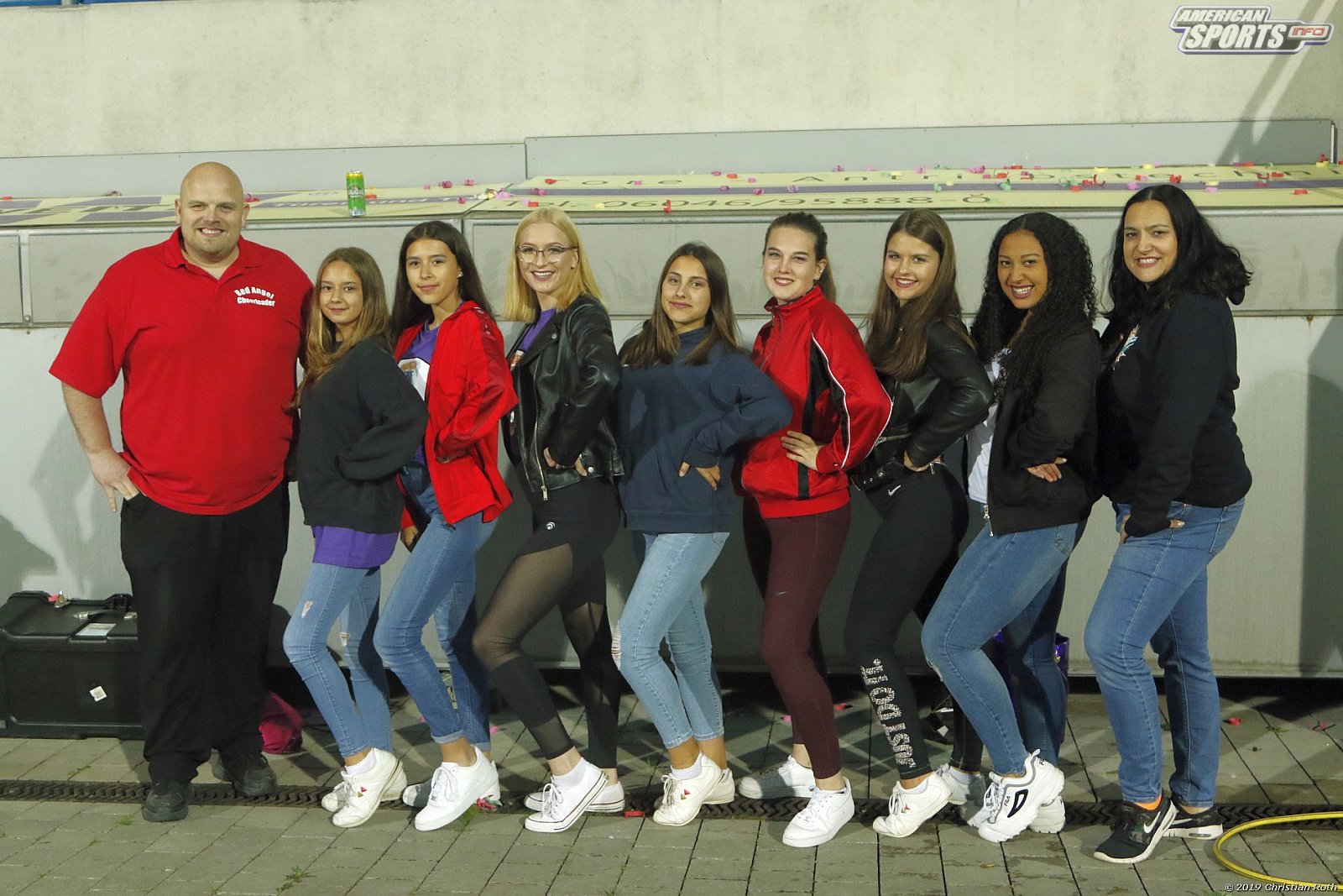 Die Frankfurt Universe Cheerleader beim Heimspiel gegen die Hildesheim Invaders am 21.09.2019