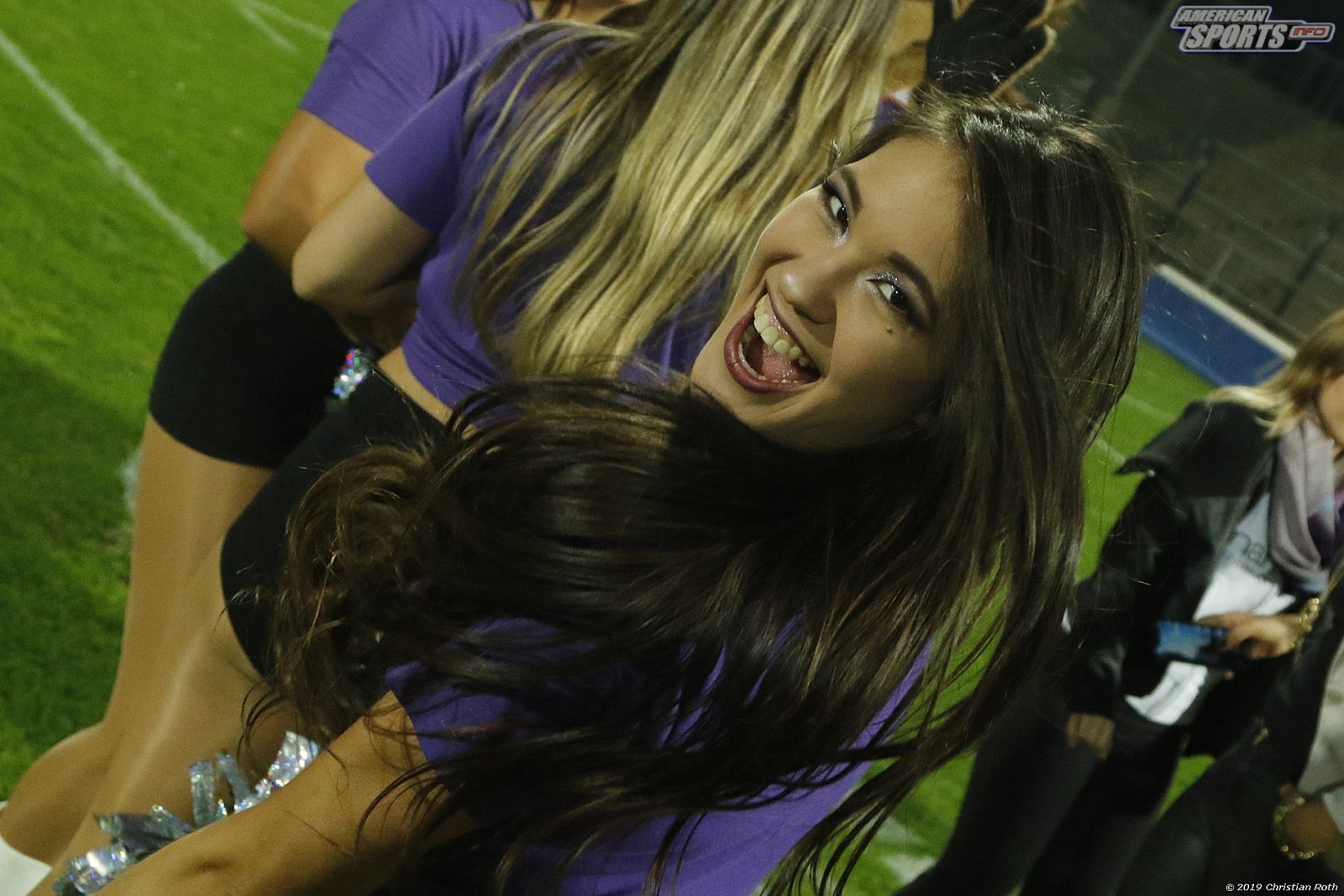 Die Frankfurt Universe Cheerleader beim Heimspiel gegen die Hildesheim Invaders am 21.09.2019