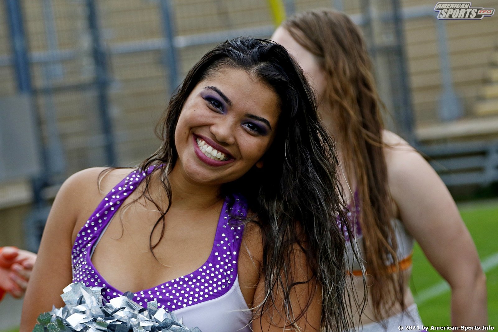 Die Frankfurt Universe Cheerleader beim Heimspiel gegen die Munich Cowboys am 29.08.2021
