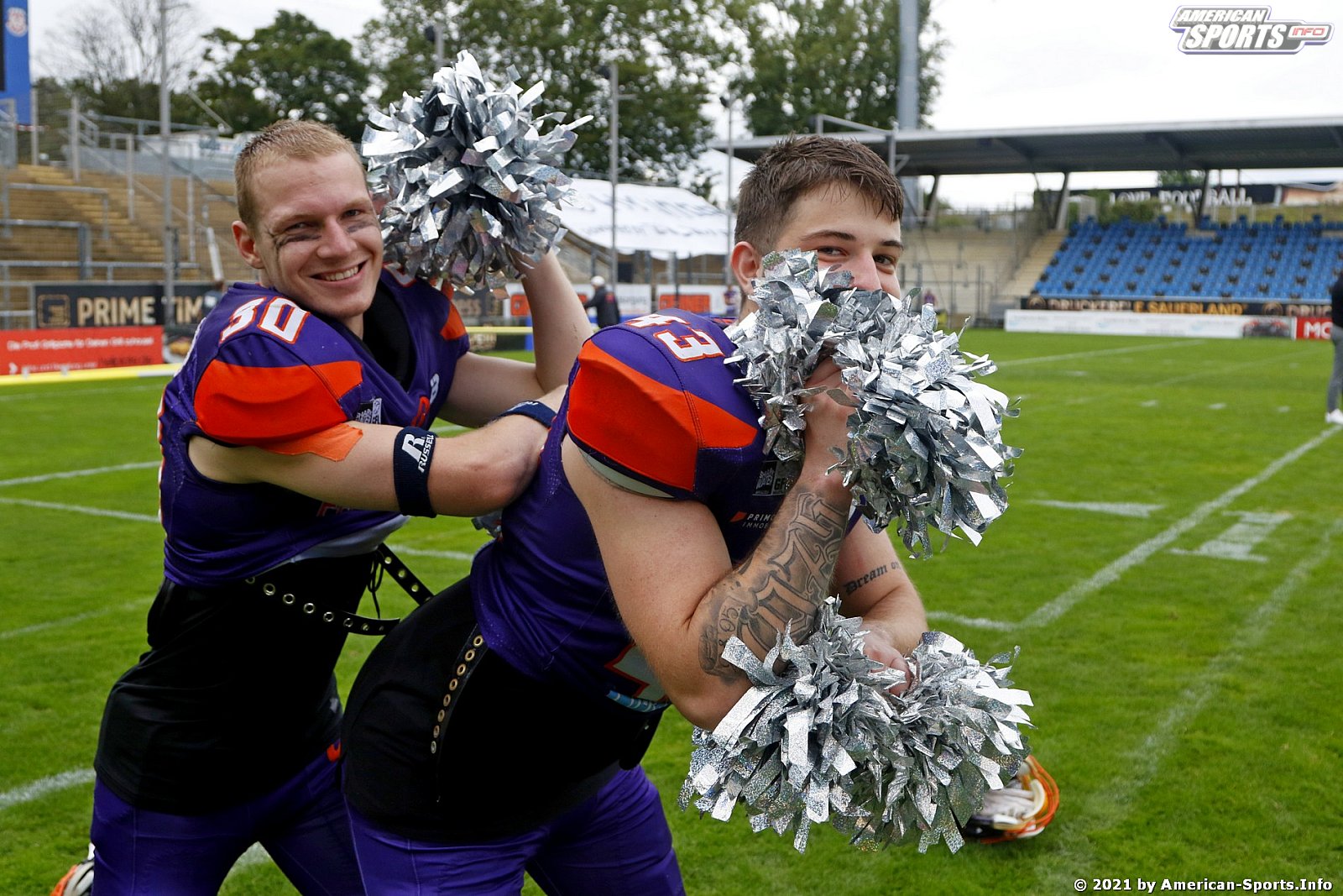 Die Frankfurt Universe Cheerleader beim Heimspiel gegen die Munich Cowboys am 29.08.2021