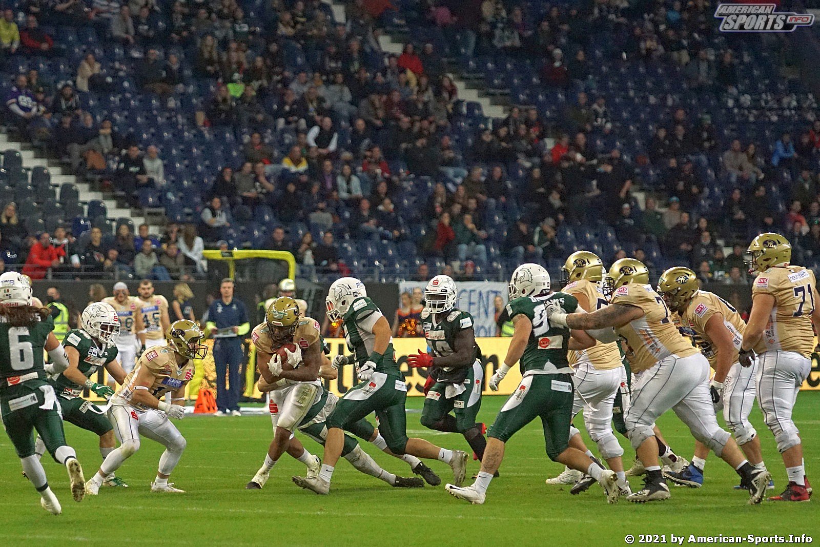 Sharkwater Germanbowl XLII Dresden Monarchs vs Schwäbisch Hall Unicorns 28:19 09.10.2021