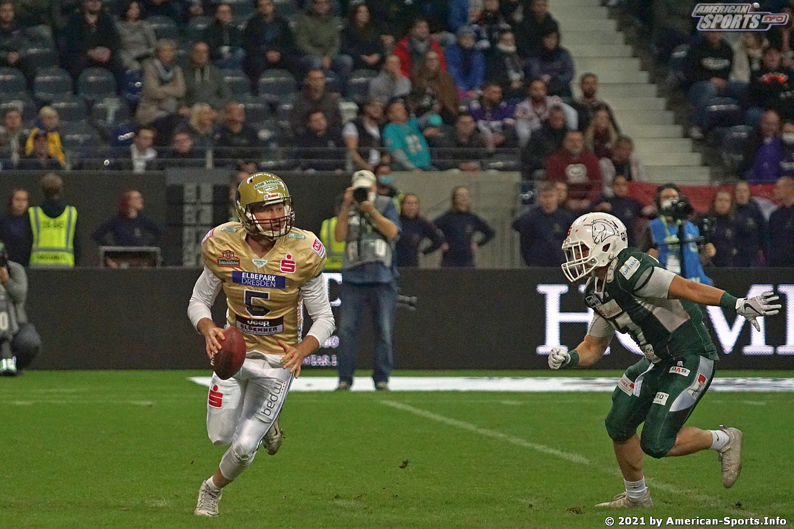 Sharkwater Germanbowl XLII Dresden Monarchs vs Schwäbisch Hall Unicorns 28:19 09.10.2021