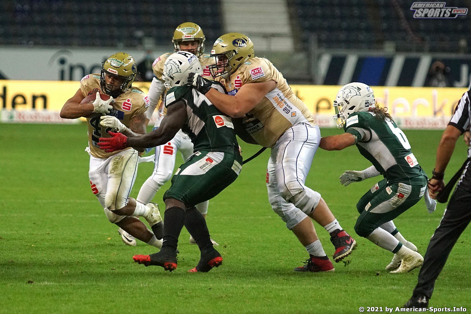 Sharkwater Germanbowl XLII Dresden Monarchs vs Schwäbisch Hall Unicorns 28:19 09.10.2021