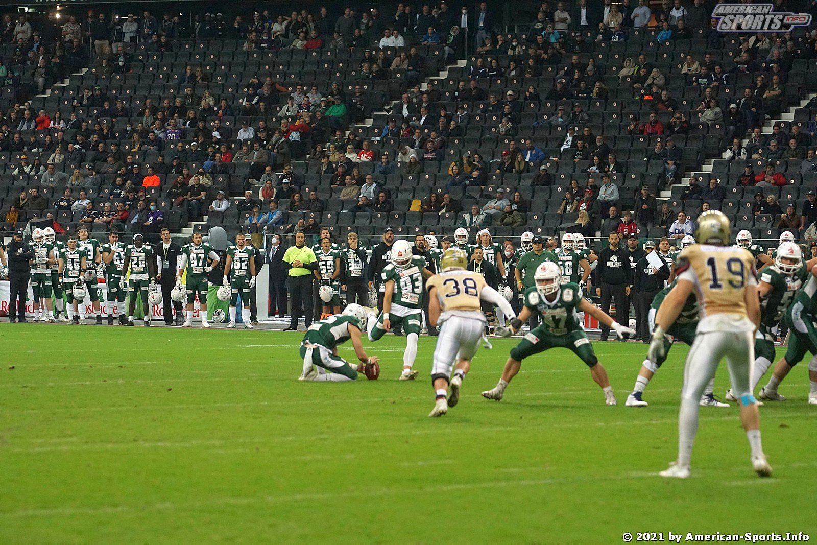 Sharkwater Germanbowl XLII Dresden Monarchs vs Schwäbisch Hall Unicorns 28:19 09.10.2021
