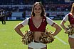 ELF: Die Pyromaniacs Cheerleader beim Heimspiel von Rhein Fire gegen die Hamburg Sea Devils am 25.07.2022