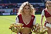 ELF: Die Pyromaniacs Cheerleader beim Heimspiel von Rhein Fire gegen die Hamburg Sea Devils am 25.07.2022