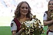 ELF: Die Pyromaniacs Cheerleader beim Heimspiel von Rhein Fire gegen die Hamburg Sea Devils am 25.07.2022