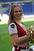 ELF: Die Pyromaniacs Cheerleader beim Heimspiel von Rhein Fire gegen die Hamburg Sea Devils am 25.07.2022