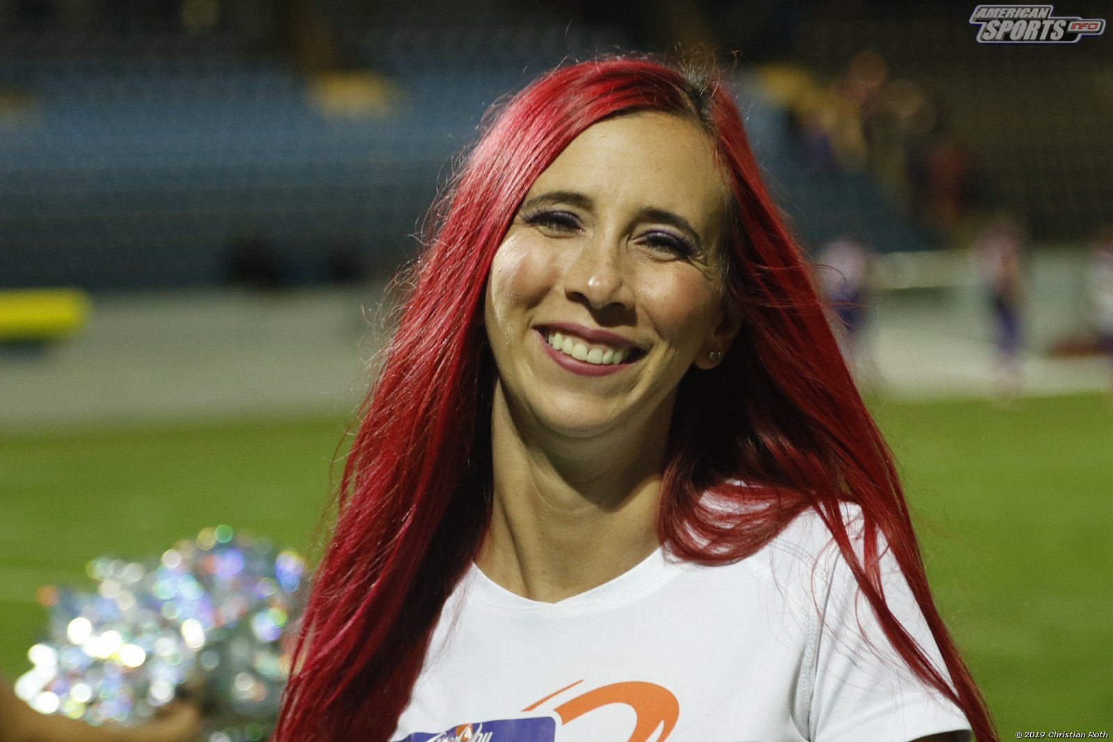 Die Frankfurt Universe Cheerleader beim Heimspiel gegen die Marburg Mercenaries am 07.09.2019