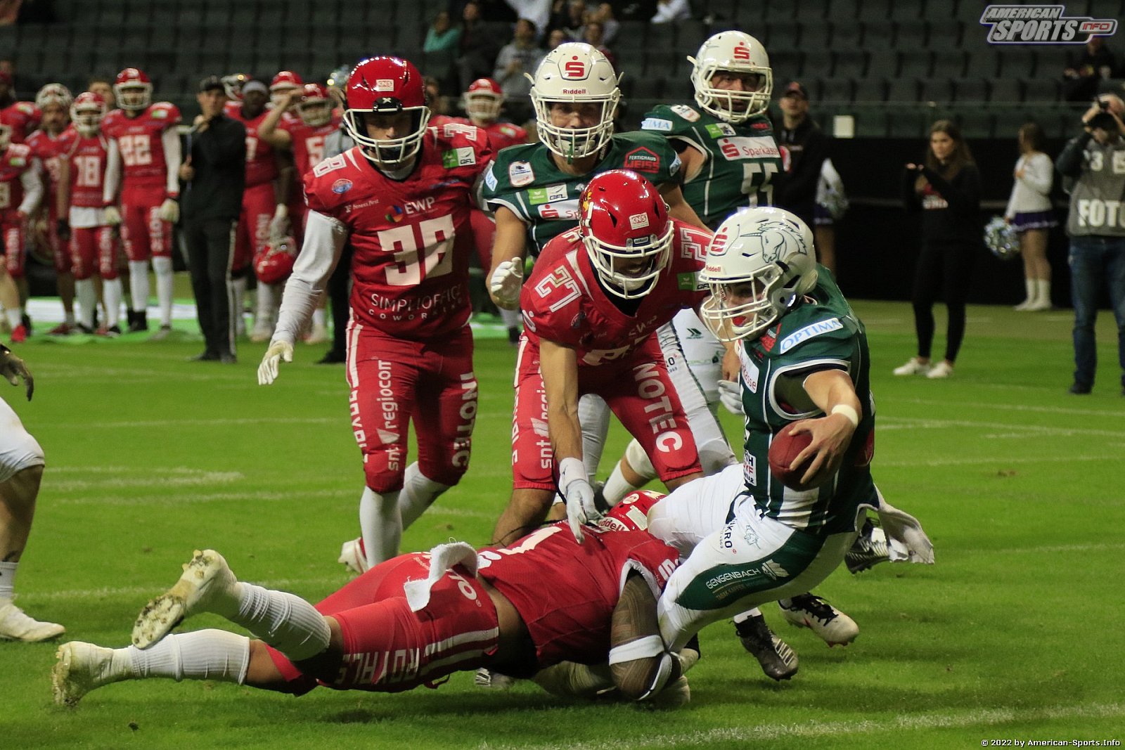 Germanbowl XLIII Schwäbisch Hall Unicorns vs Potsdam Royals 44:27 08.10.2022