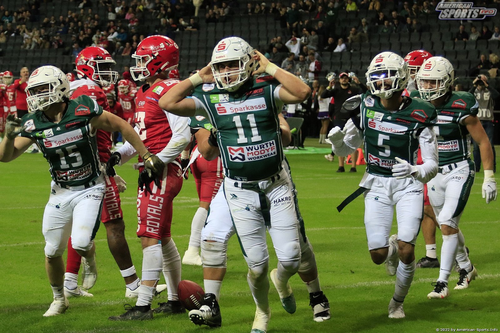Germanbowl XLIII Schwäbisch Hall Unicorns vs Potsdam Royals 44:27 08.10.2022