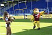 ELF: Die Pyromaniacs Cheerleader beim Heimspiel von Rhein Fire gegen die Hamburg Sea Devils am 25.07.2022