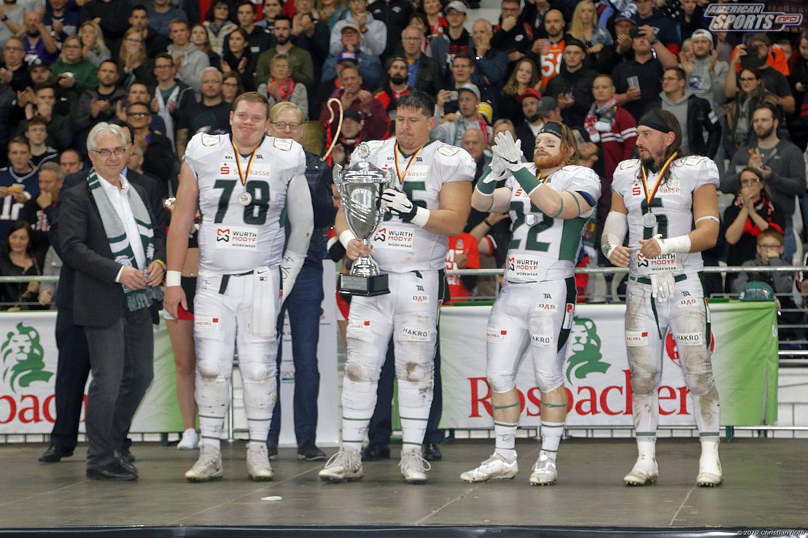 Germanbowl XLI: Schwäbisch Hall Unicorns vs NewYorker Lions Braunschweig 07:10 12.10.2019