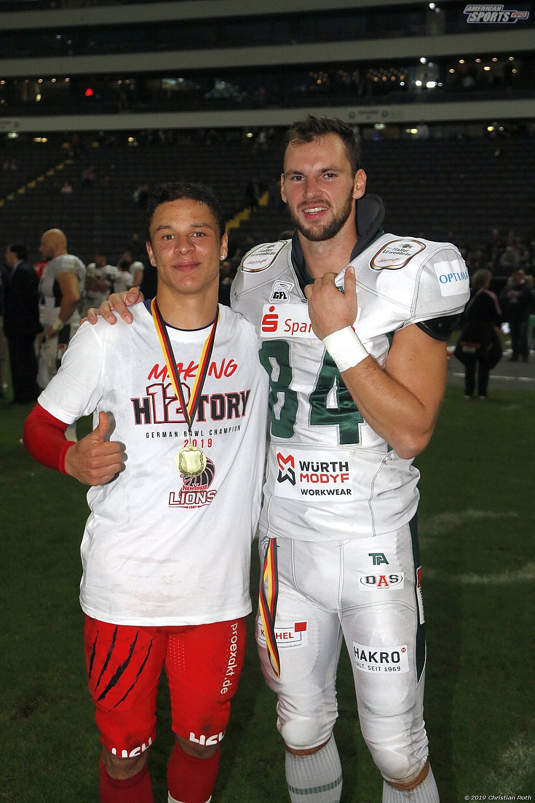 Germanbowl XLI: Schwäbisch Hall Unicorns vs NewYorker Lions Braunschweig 07:10 12.10.2019