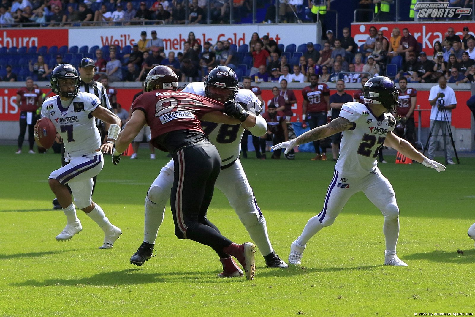 ELF: Rhein Fire vs Frankfurt Galaxy 23:21 21.08.2022