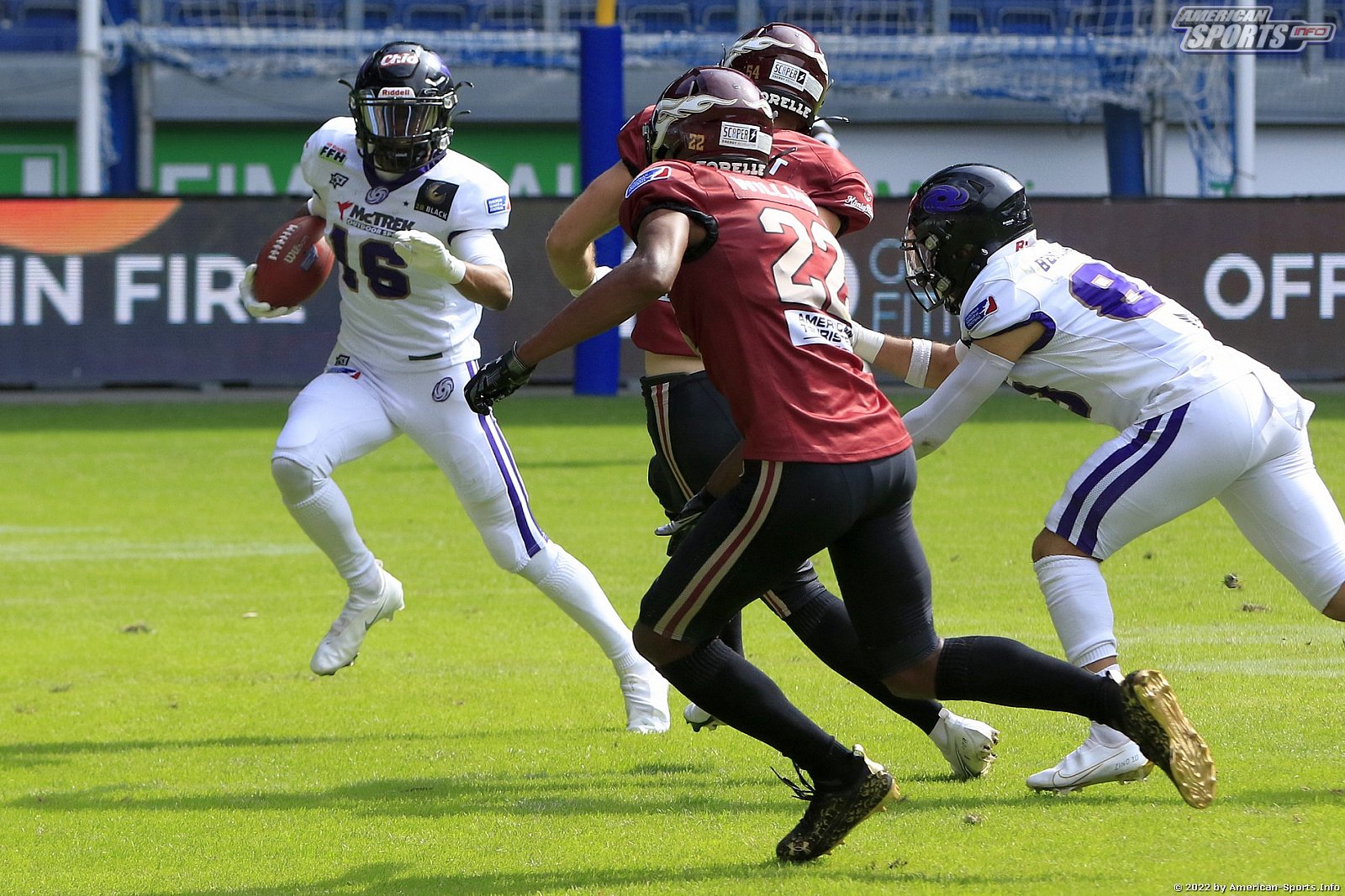 ELF: Rhein Fire vs Frankfurt Galaxy 23:21 21.08.2022