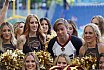 ELF: Die Pyromaniacs Cheerleader beim Heimspiel von Rhein Fire gegen die Hamburg Sea Devils am 25.07.2022