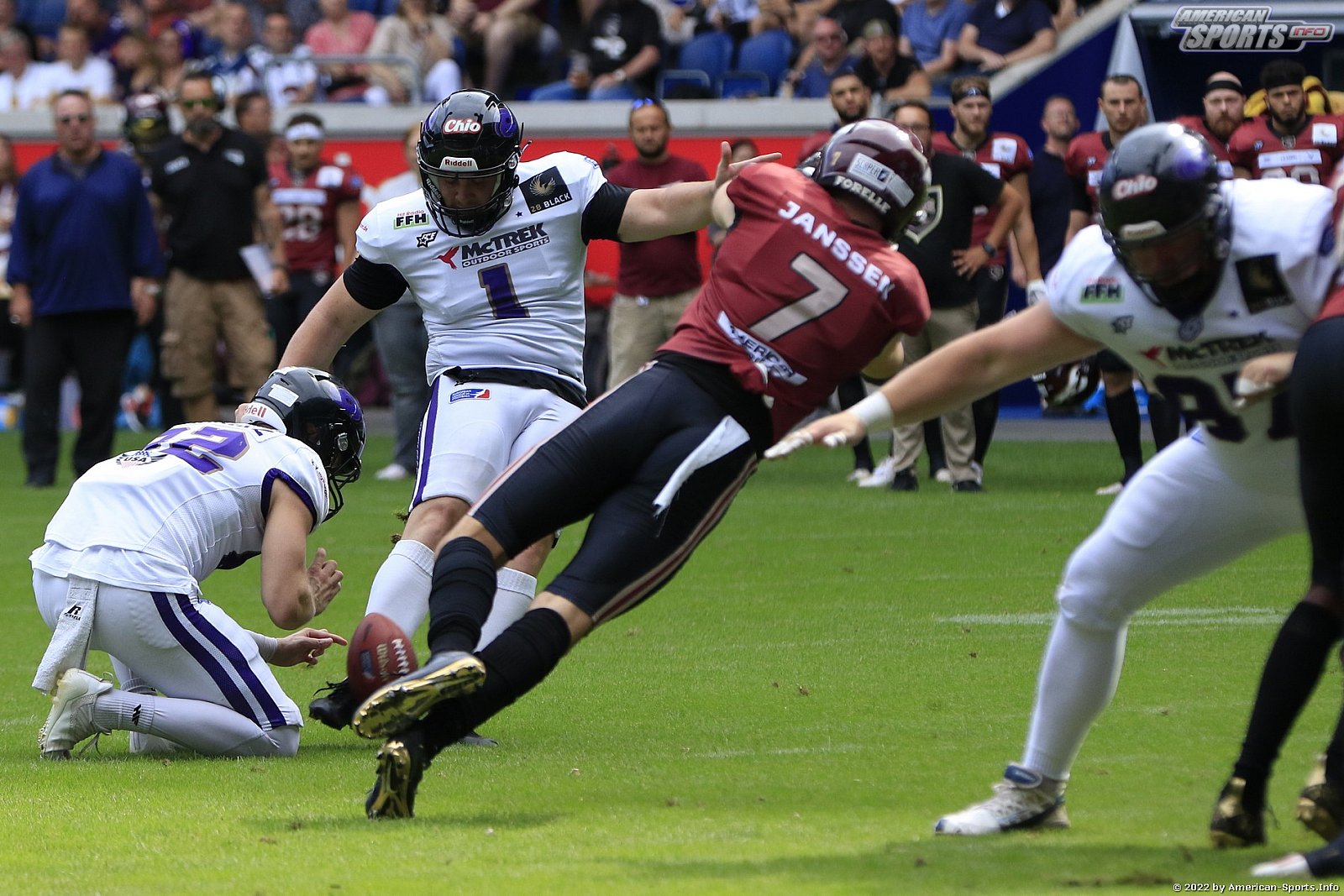 ELF: Rhein Fire vs Frankfurt Galaxy 23:21 21.08.2022