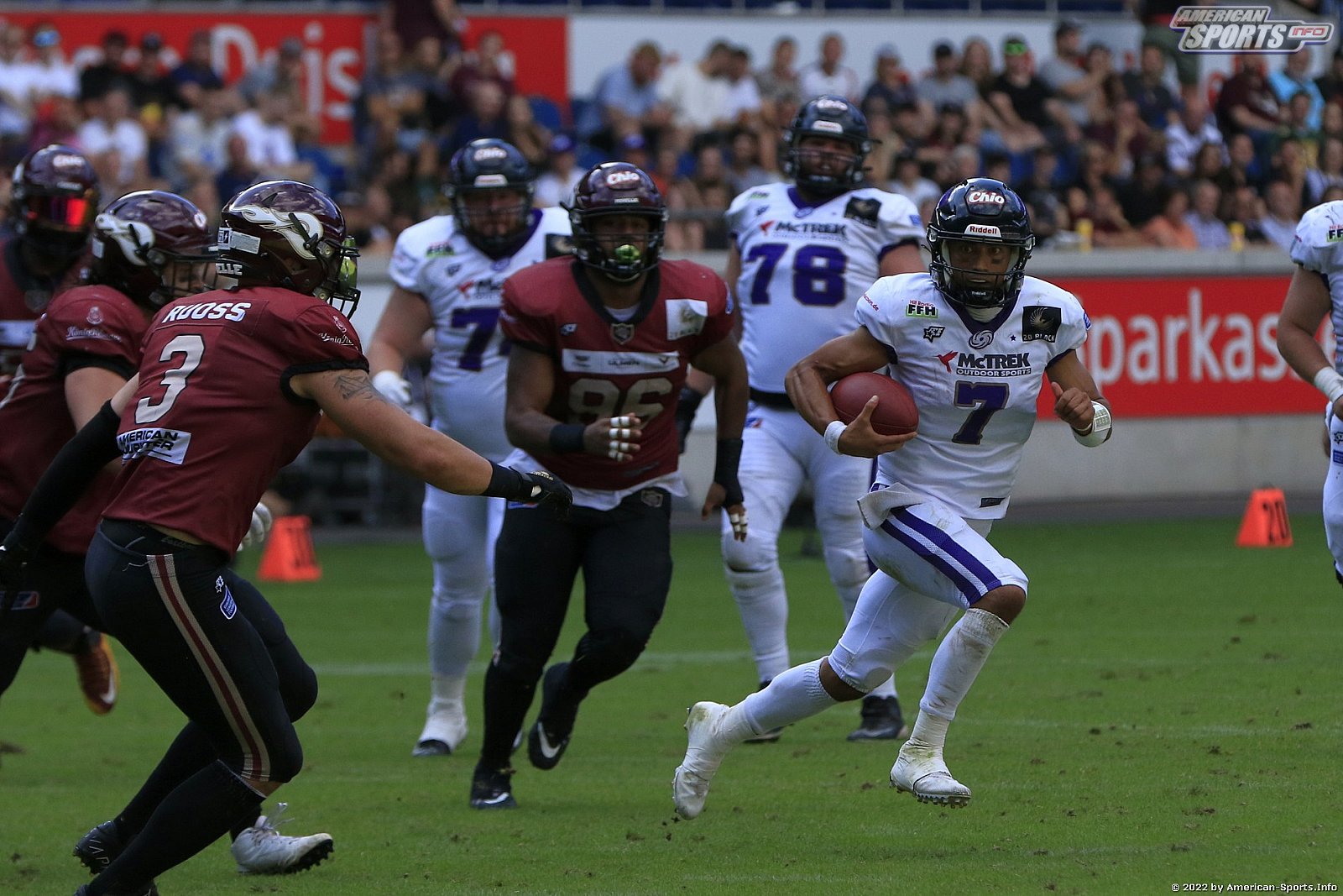 ELF: Rhein Fire vs Frankfurt Galaxy 23:21 21.08.2022
