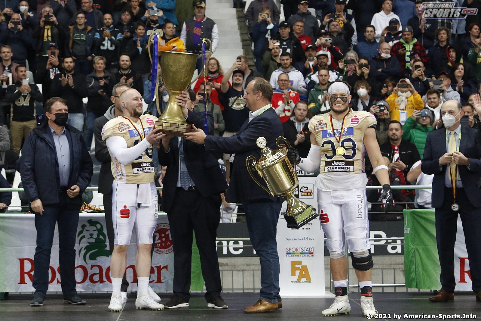 Sharkwater Germanbowl XLII Dresden Monarchs vs Schwäbisch Hall Unicorns 28:19 09.10.2021