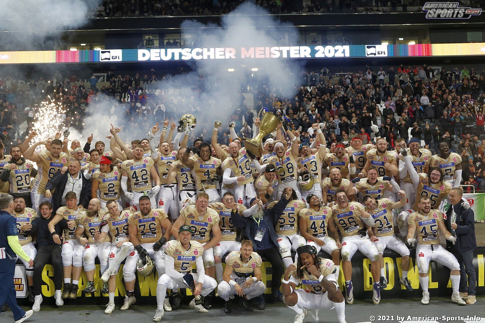Sharkwater Germanbowl XLII Dresden Monarchs vs Schwäbisch Hall Unicorns 28:19 09.10.2021