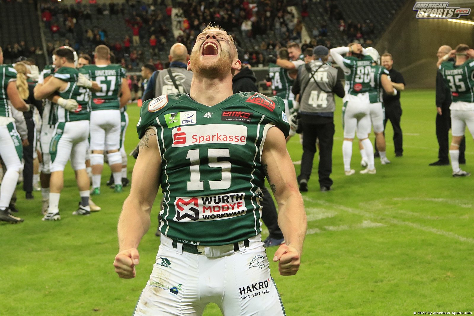 Germanbowl XLIII Schwäbisch Hall Unicorns vs Potsdam Royals 44:27 08.10.2022