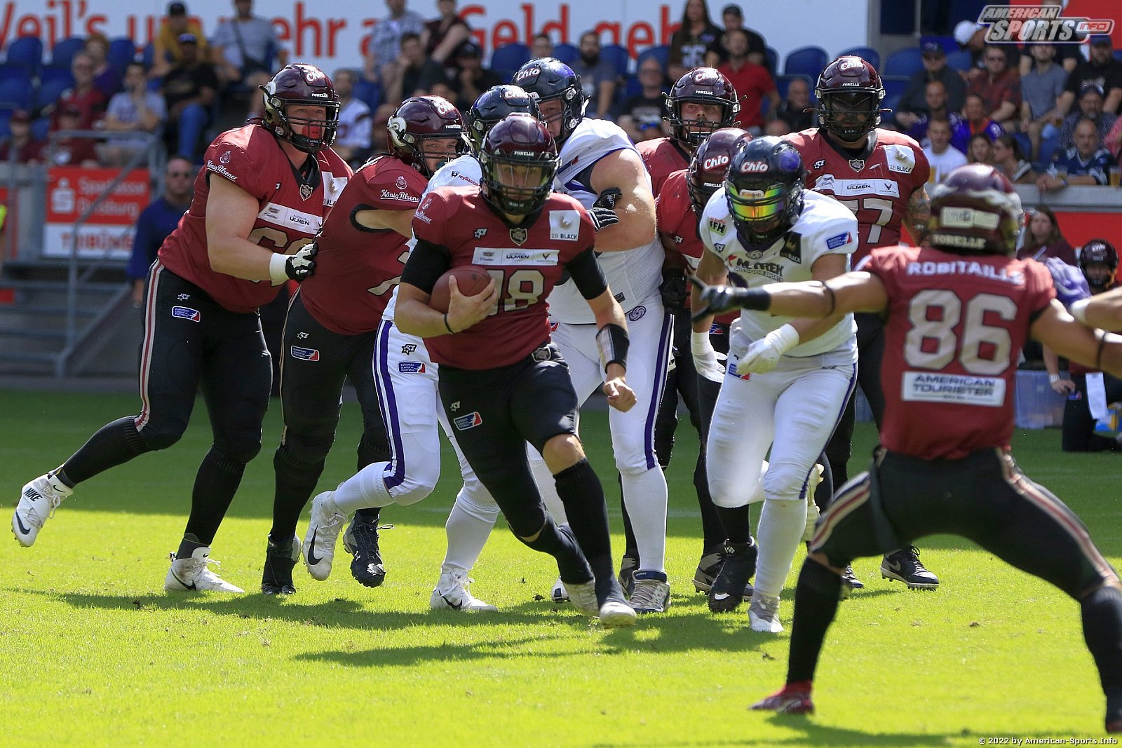 ELF: Rhein Fire vs Frankfurt Galaxy 23:21 21.08.2022