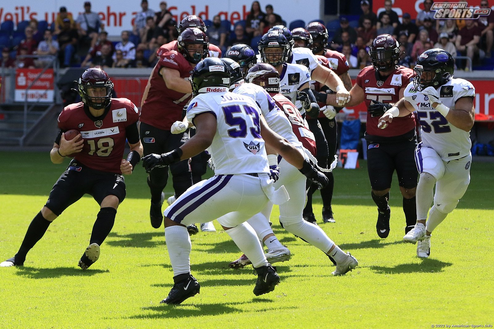 ELF: Rhein Fire vs Frankfurt Galaxy 23:21 21.08.2022