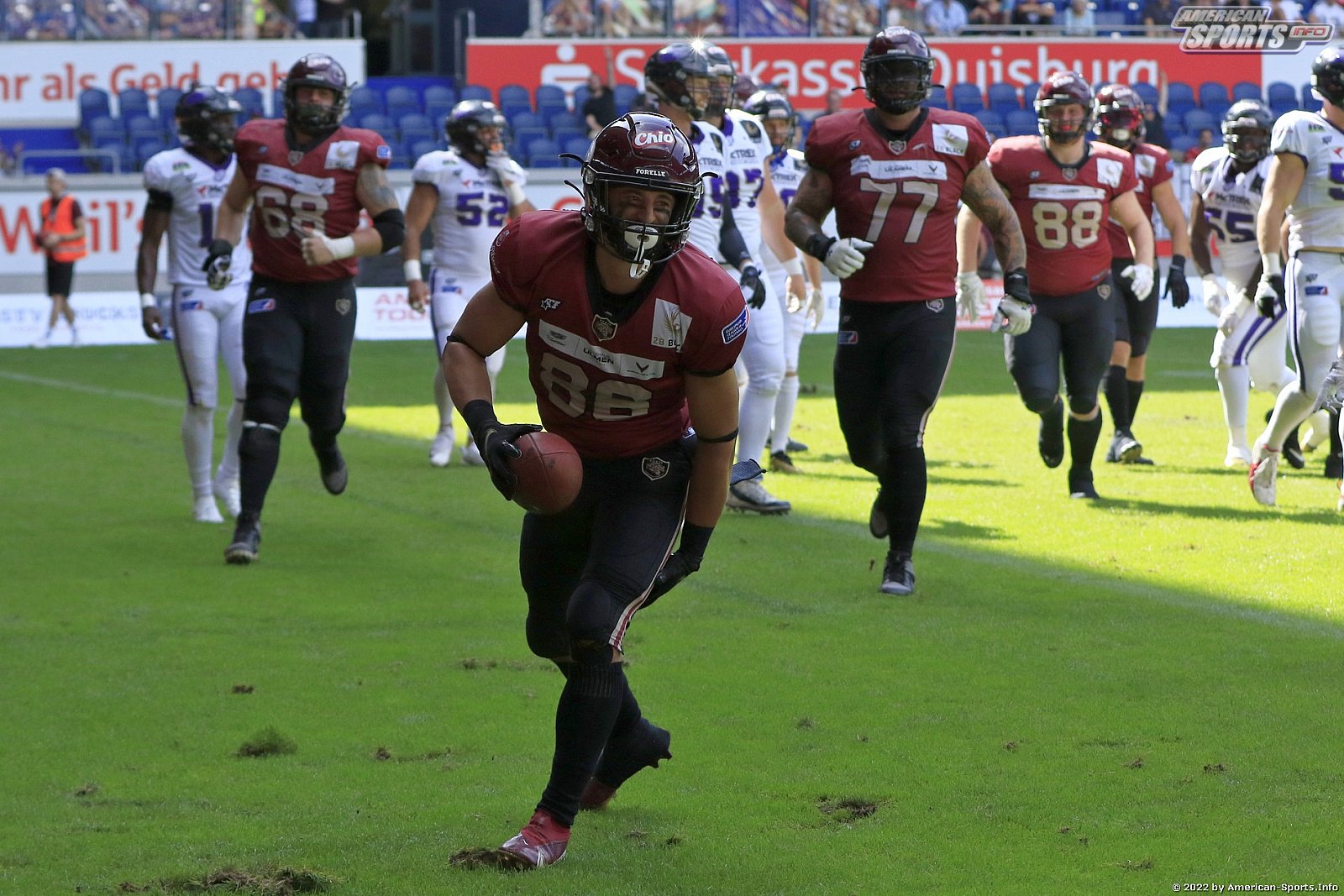 ELF: Rhein Fire vs Frankfurt Galaxy 23:21 21.08.2022