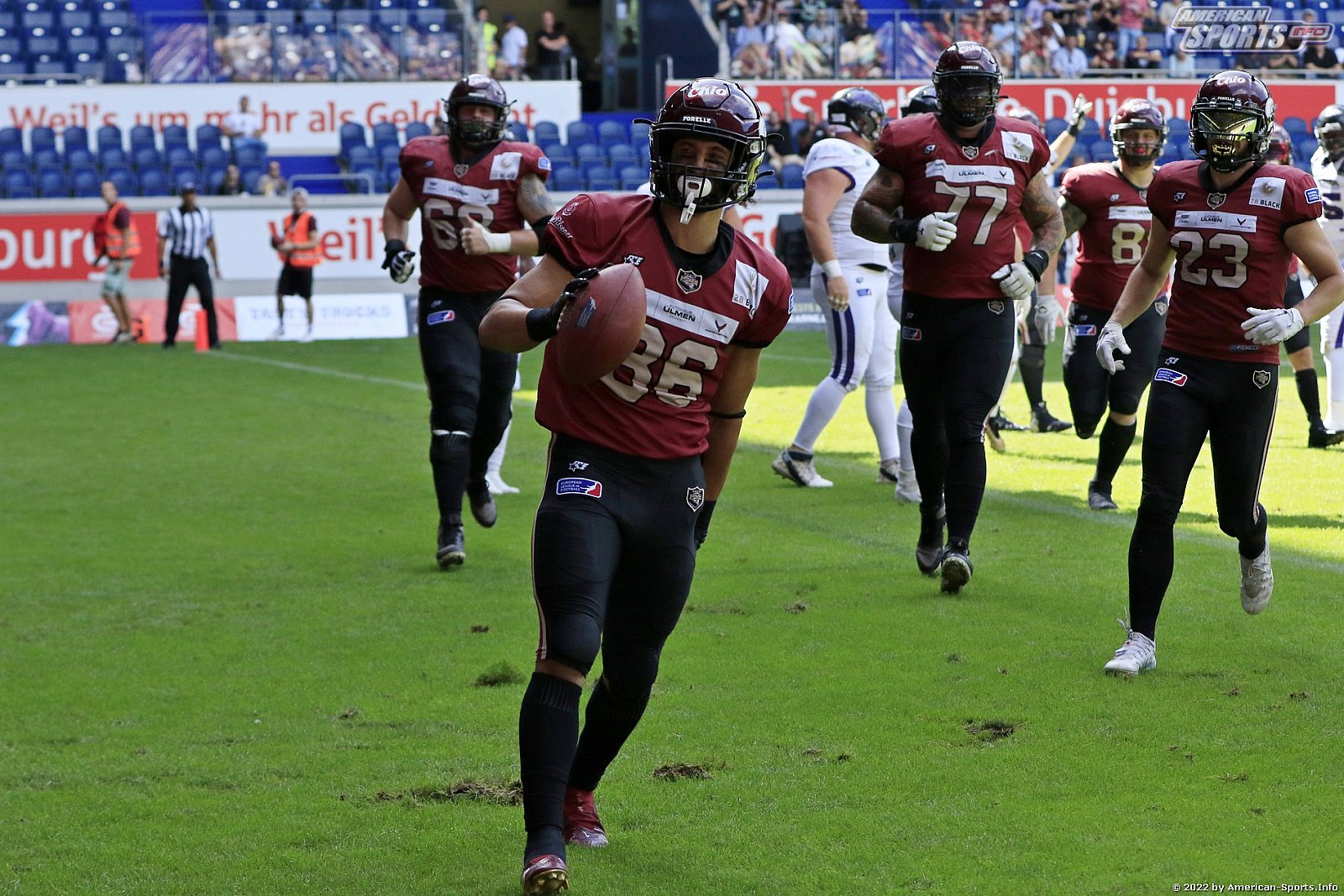 ELF: Rhein Fire vs Frankfurt Galaxy 23:21 21.08.2022