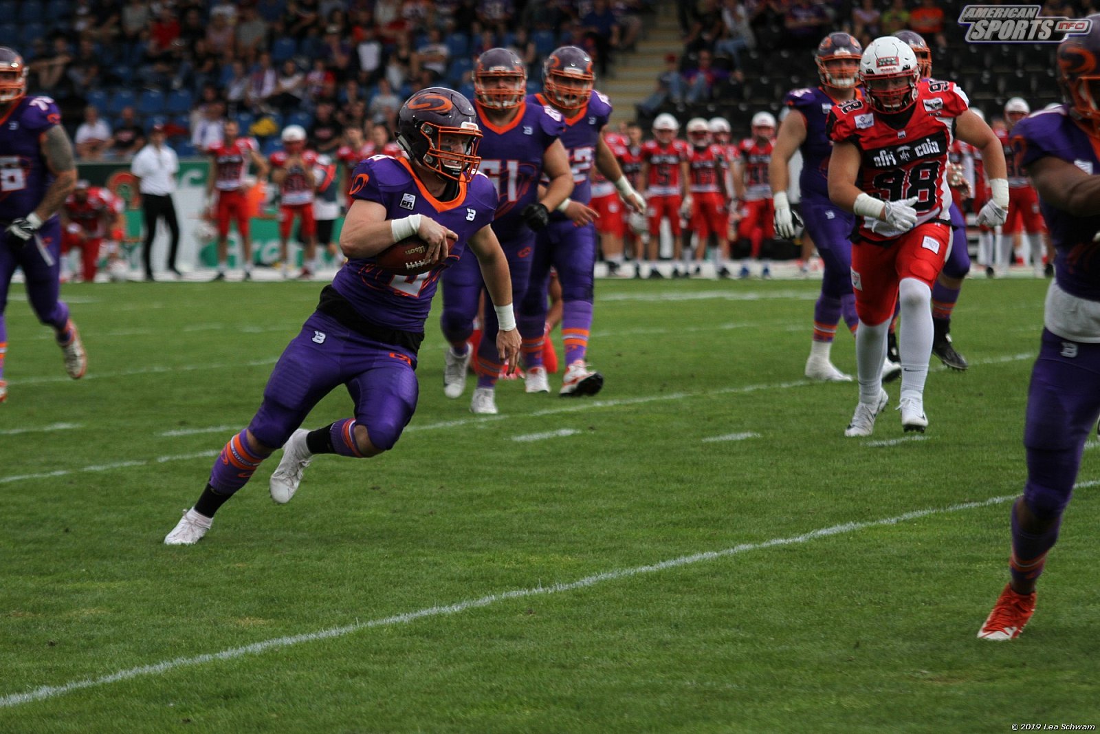 GFL Süd: Frankfurt Universe vs Stuttgart Scorpions 51:12 18.08.2019 Galerie 2
