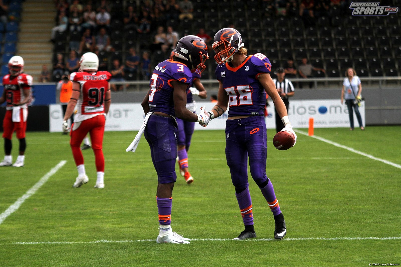 GFL Süd: Frankfurt Universe vs Stuttgart Scorpions 51:12 18.08.2019 Galerie 2