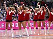 Das Frankfurt Skyliners Danceteam beim BBL Pokal Heimspiel gegen die Basketball Löwen Braunschweig am 22.12.2018