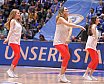 Das Frankfurt Skyliners Danceteam beim BBL Pokal Heimspiel gegen die Basketball Löwen Braunschweig am 22.12.2018