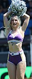 ELF: Die Frankfurt Galaxy Dancers beim Spiel der Frankfurt Galaxy vs Prague Lions am 29.06.2025