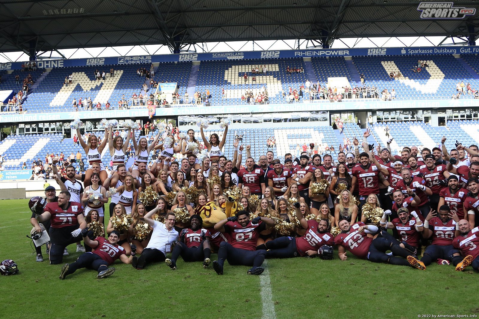 ELF: Rhein Fire vs Frankfurt Galaxy 23:21 21.08.2022