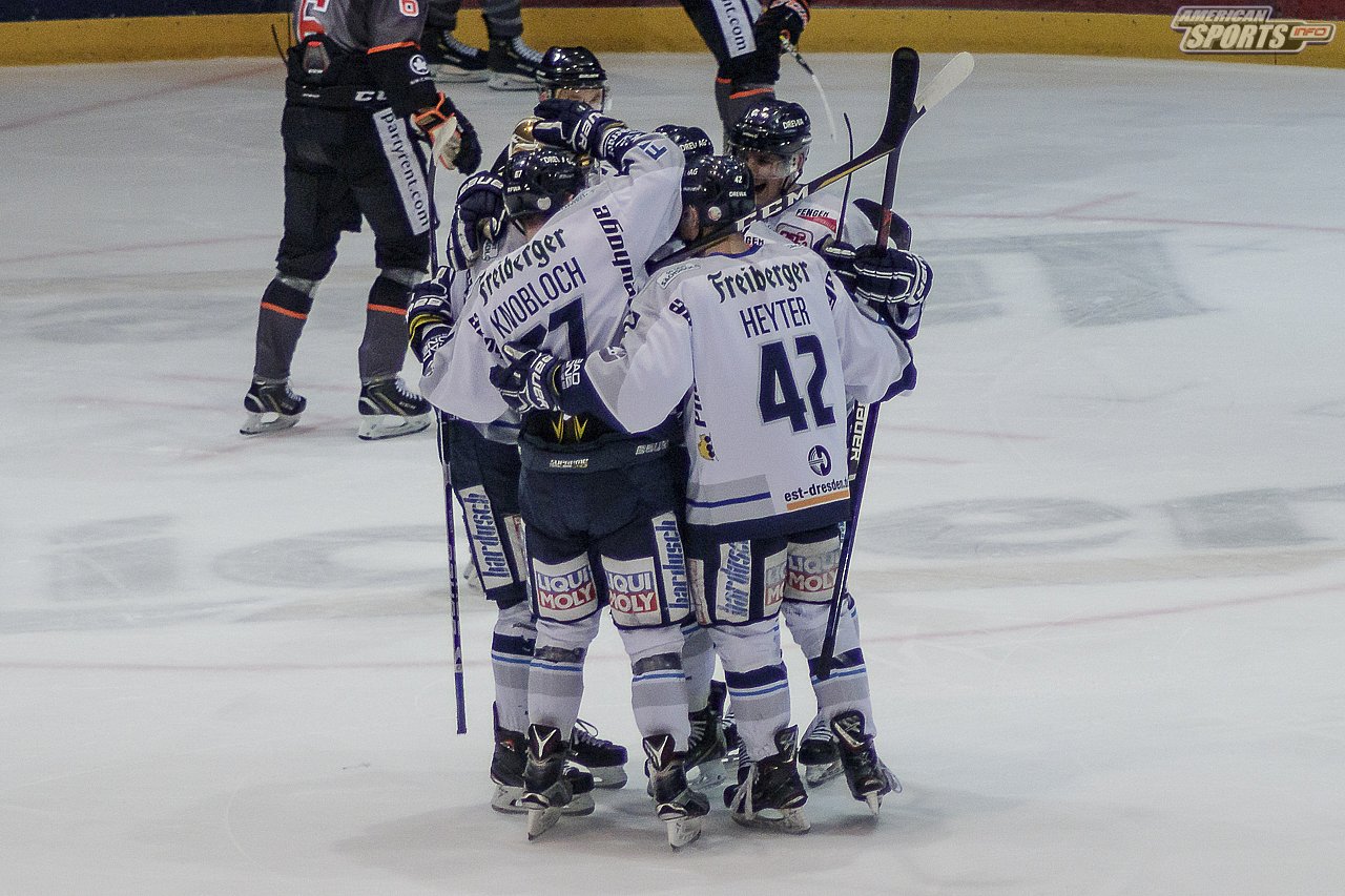 DEL2: Löwen Frankfurt vs. Dresdner Eislöwen 4:1 03.04.2019