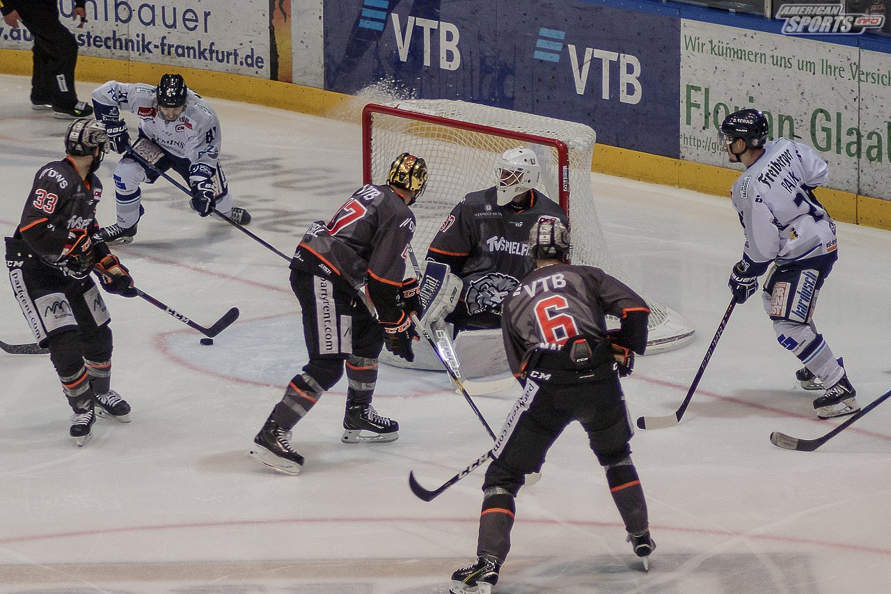 DEL2: Löwen Frankfurt vs. Dresdner Eislöwen 4:1 03.04.2019