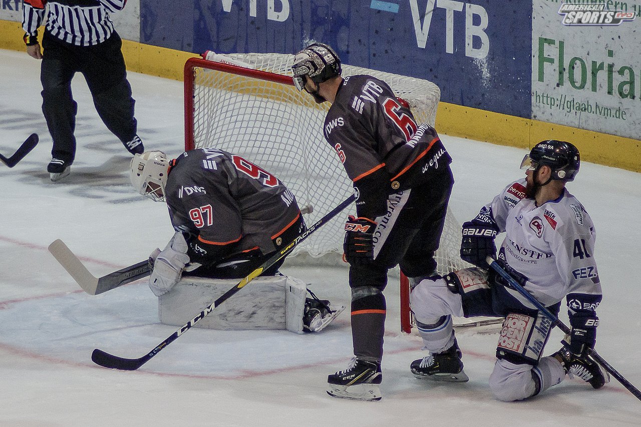 DEL2: Löwen Frankfurt vs. Dresdner Eislöwen 4:1 03.04.2019