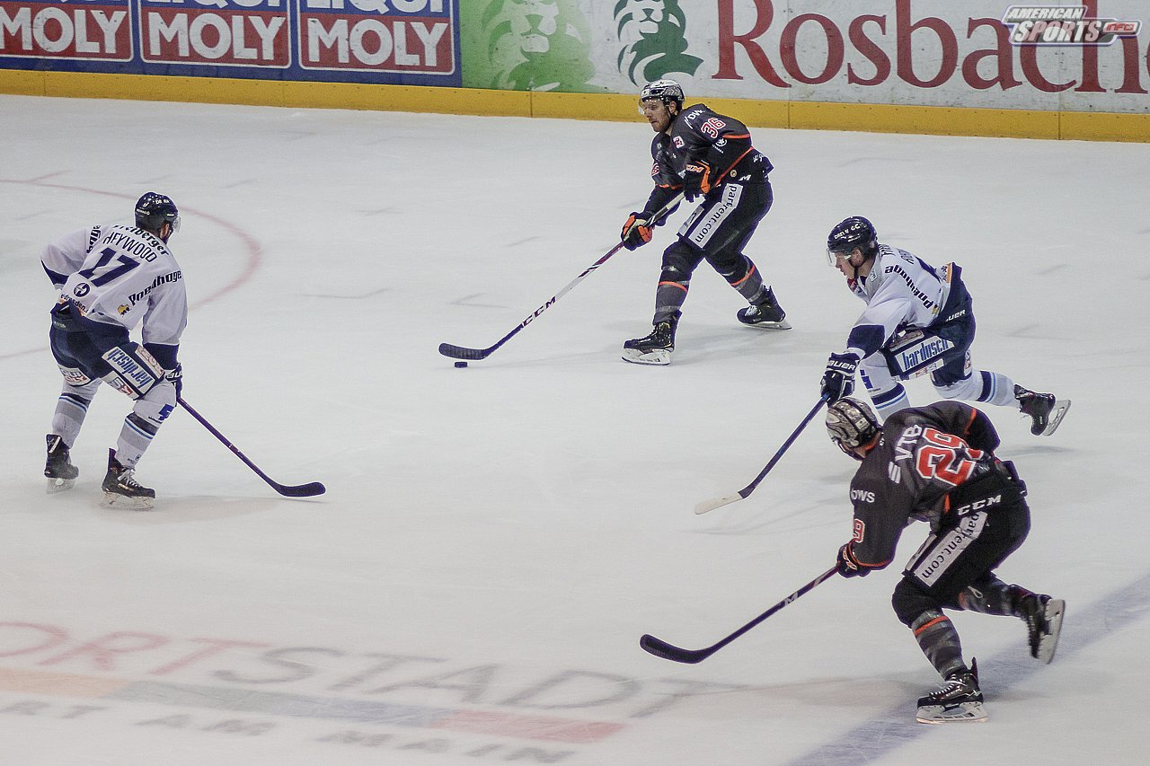 DEL2: Löwen Frankfurt vs. Dresdner Eislöwen 4:1 03.04.2019
