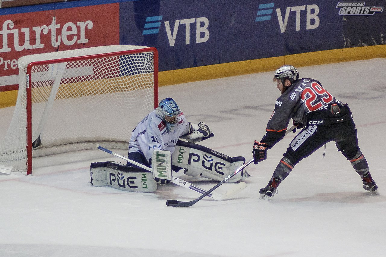 DEL2: Löwen Frankfurt vs. Dresdner Eislöwen 4:1 03.04.2019