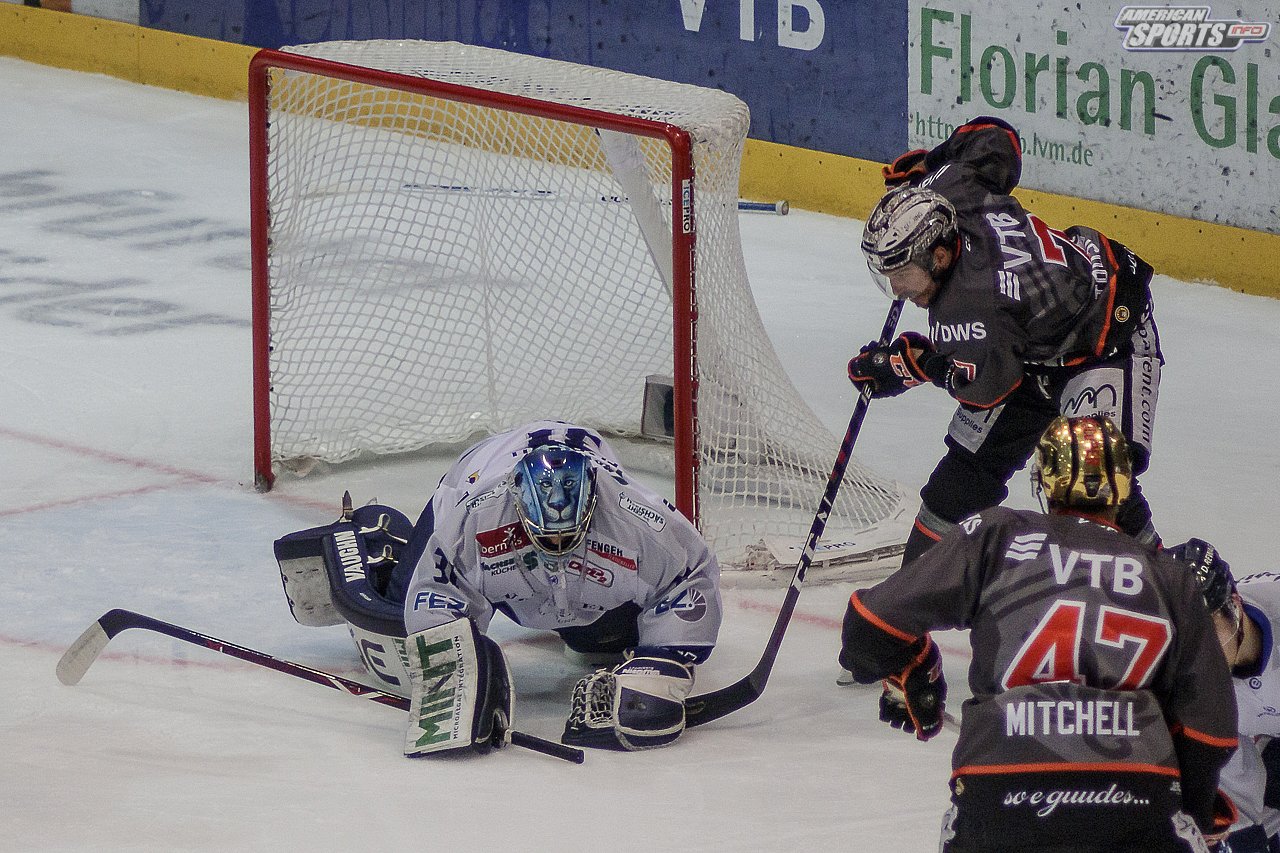 DEL2: Löwen Frankfurt vs. Dresdner Eislöwen 4:1 03.04.2019