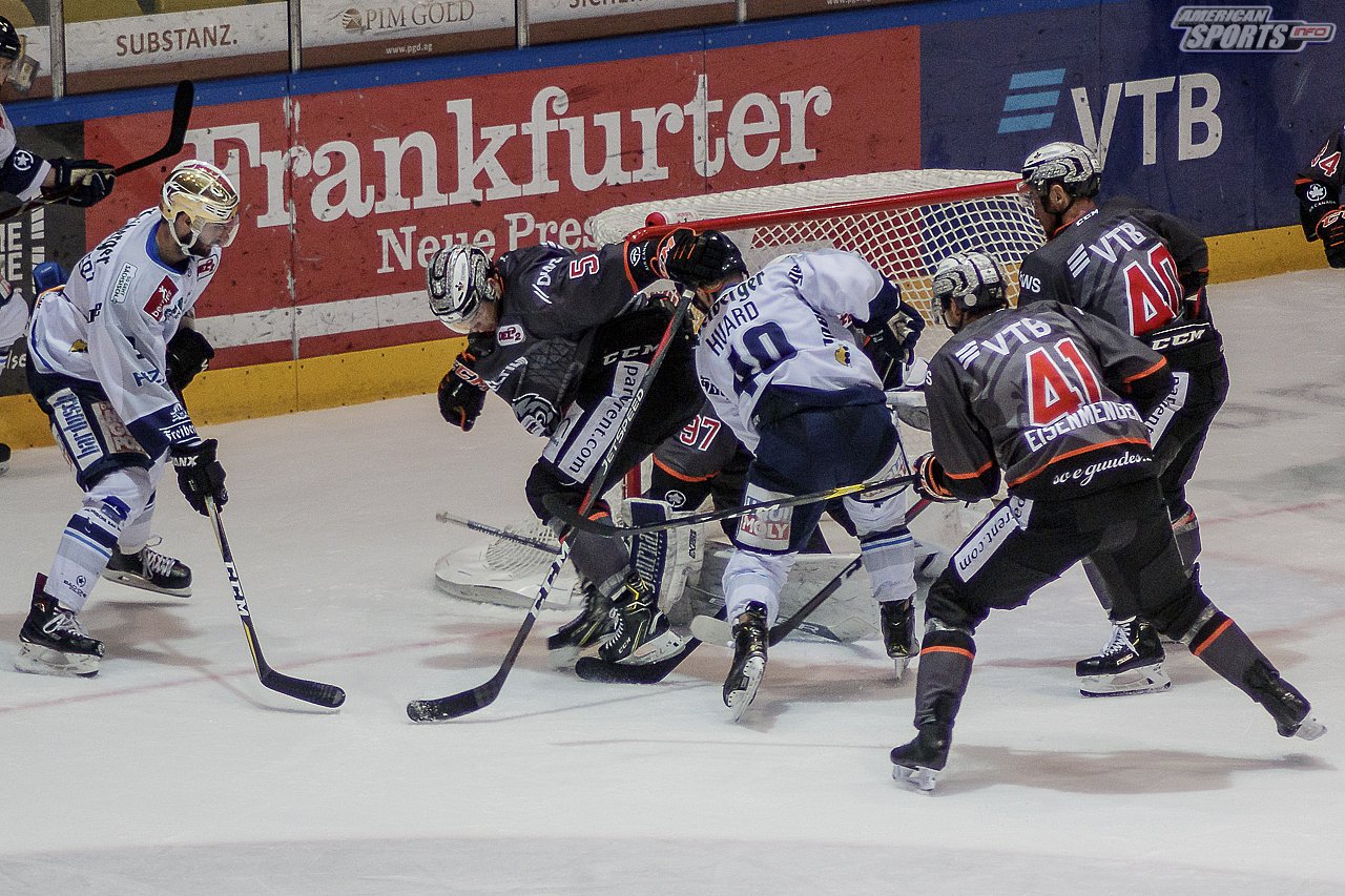 DEL2: Löwen Frankfurt vs. Dresdner Eislöwen 4:1 03.04.2019