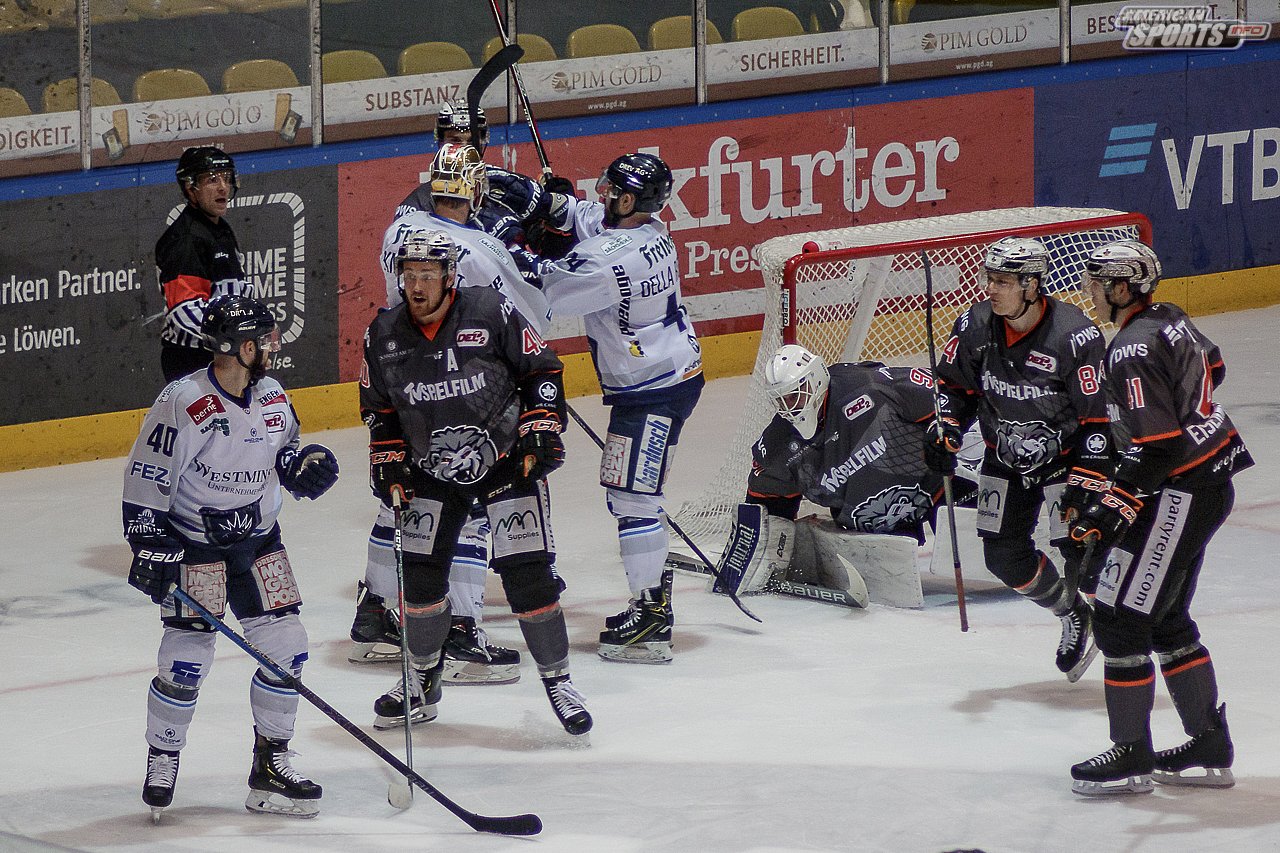 DEL2: Löwen Frankfurt vs. Dresdner Eislöwen 4:1 03.04.2019