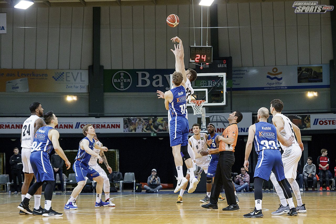 ProB Basketball: Bayer Giants Leverkusen vs. Basketball Löwen Erfurt 103:75 23.02.2019