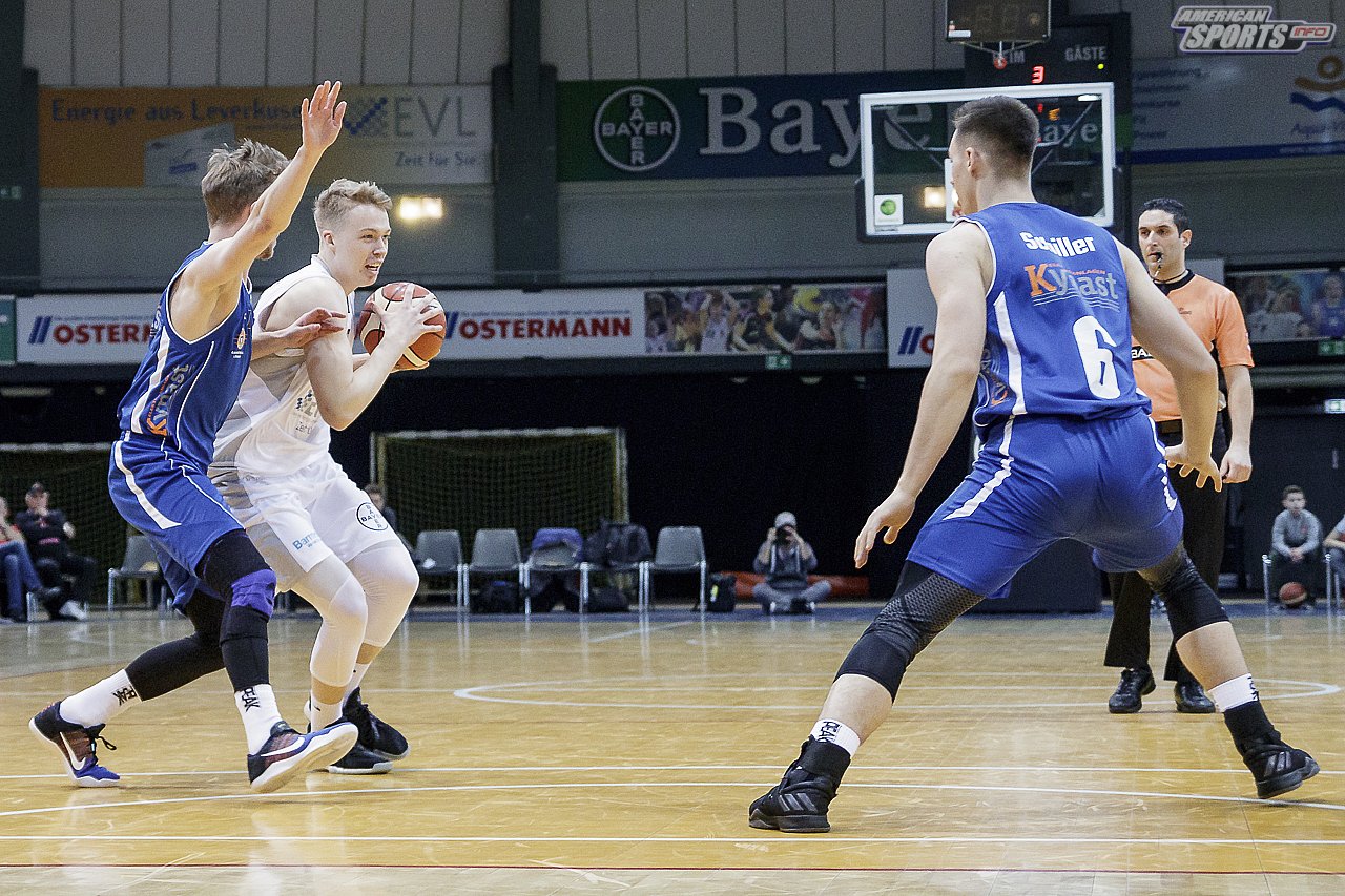 ProB Basketball: Bayer Giants Leverkusen vs. Basketball Löwen Erfurt 103:75 23.02.2019
