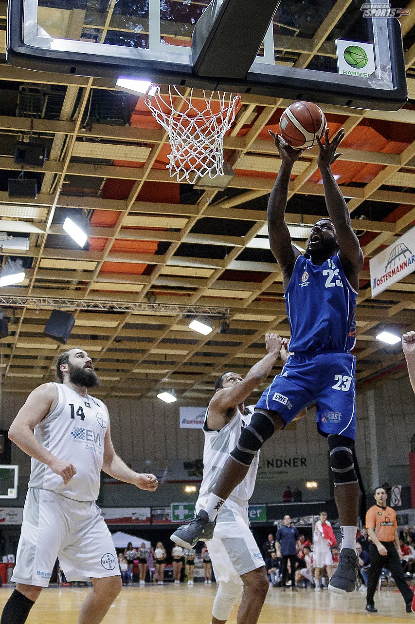 ProB Basketball: Bayer Giants Leverkusen vs. Basketball Löwen Erfurt 103:75 23.02.2019