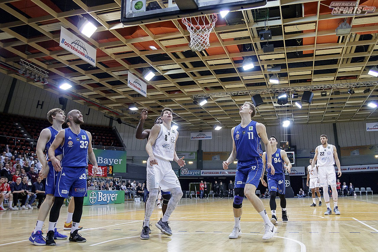 ProB Basketball: Bayer Giants Leverkusen vs. Basketball Löwen Erfurt 103:75 23.02.2019
