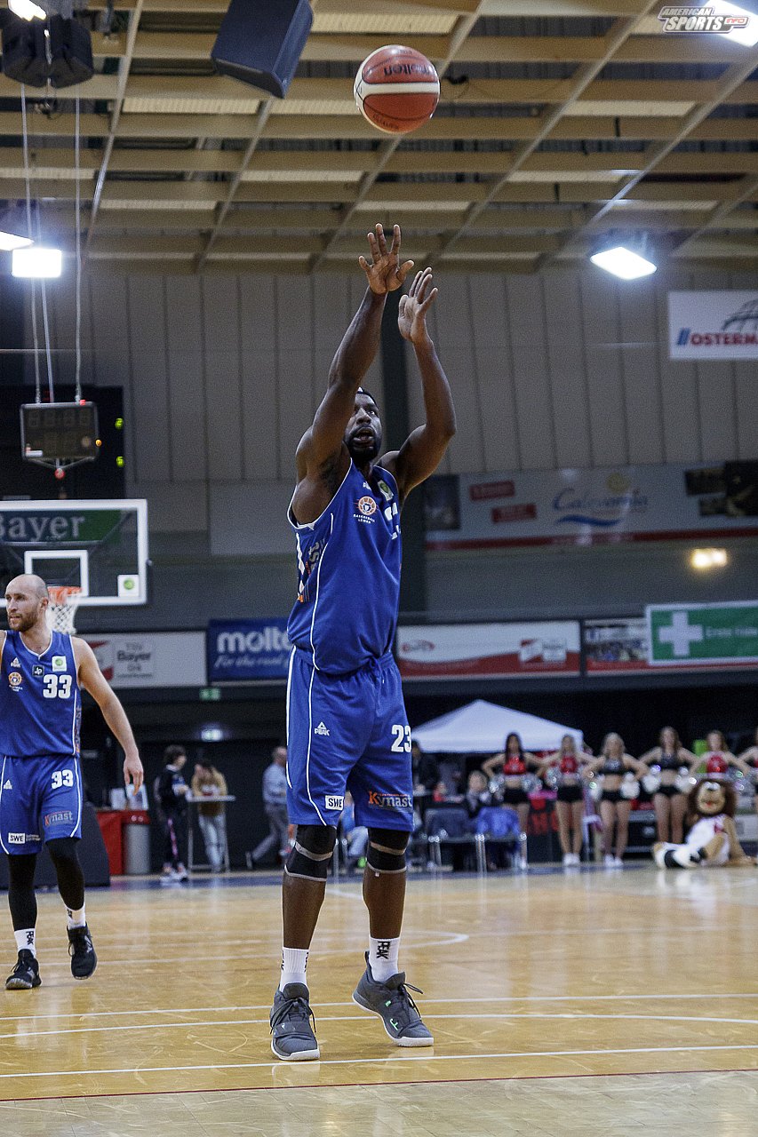 ProB Basketball: Bayer Giants Leverkusen vs. Basketball Löwen Erfurt 103:75 23.02.2019